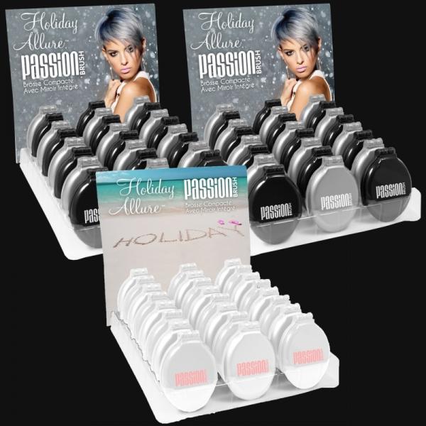 Lot de 3 présentoirs PASSION Brush "Holiday Allure"